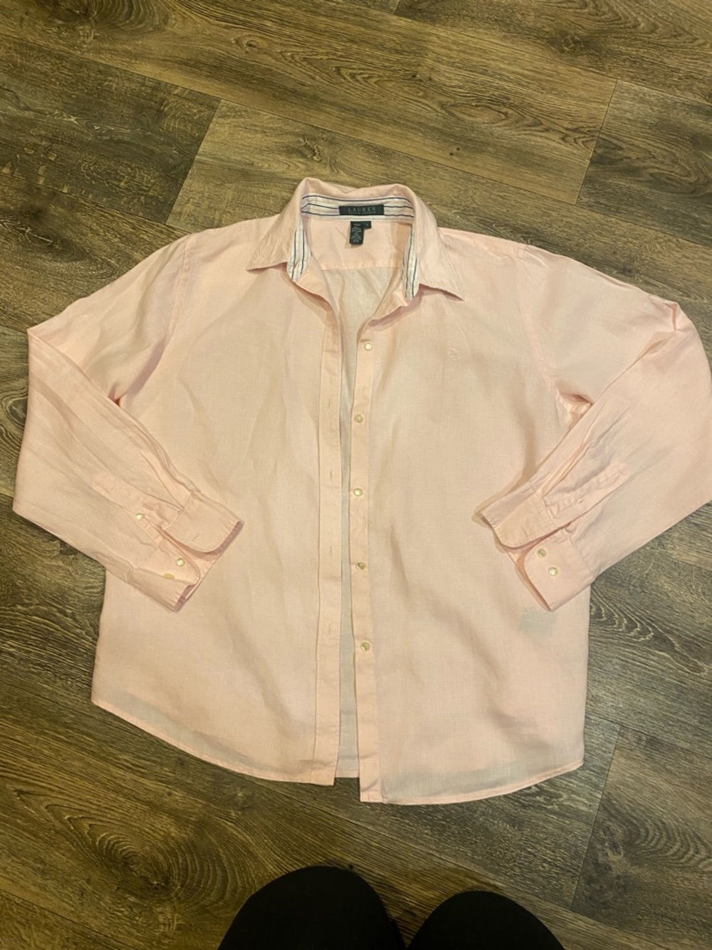 Lauren Ralph Light Pink woman’s Long-Sleeve Shirt